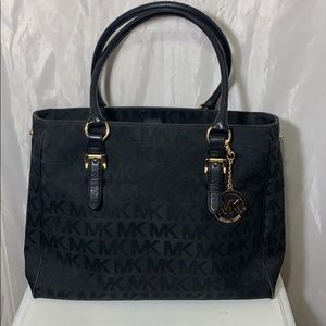 MICHAEL KORS jet set medium signature work tote Bg